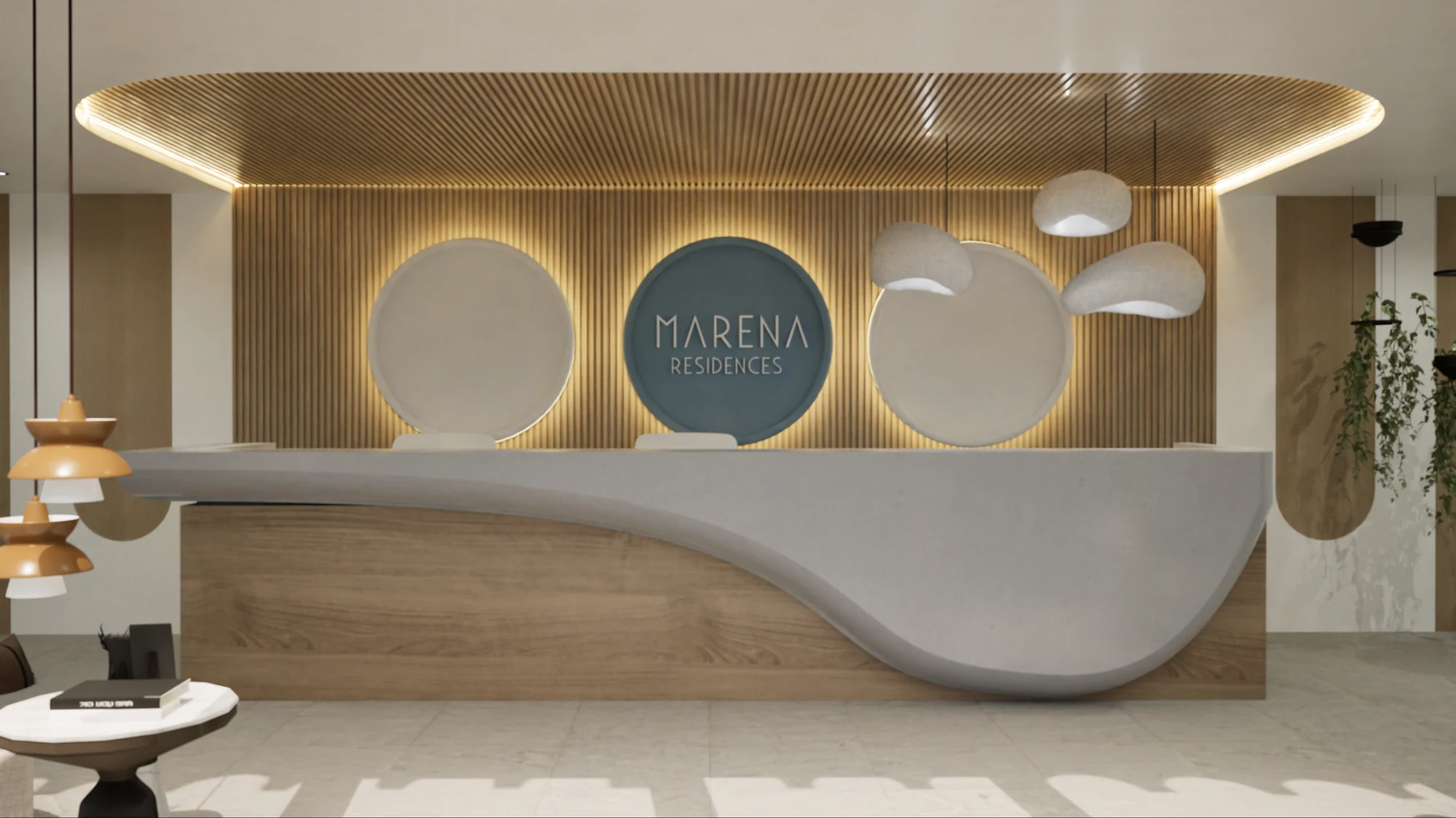 Planned lobby — project rendering