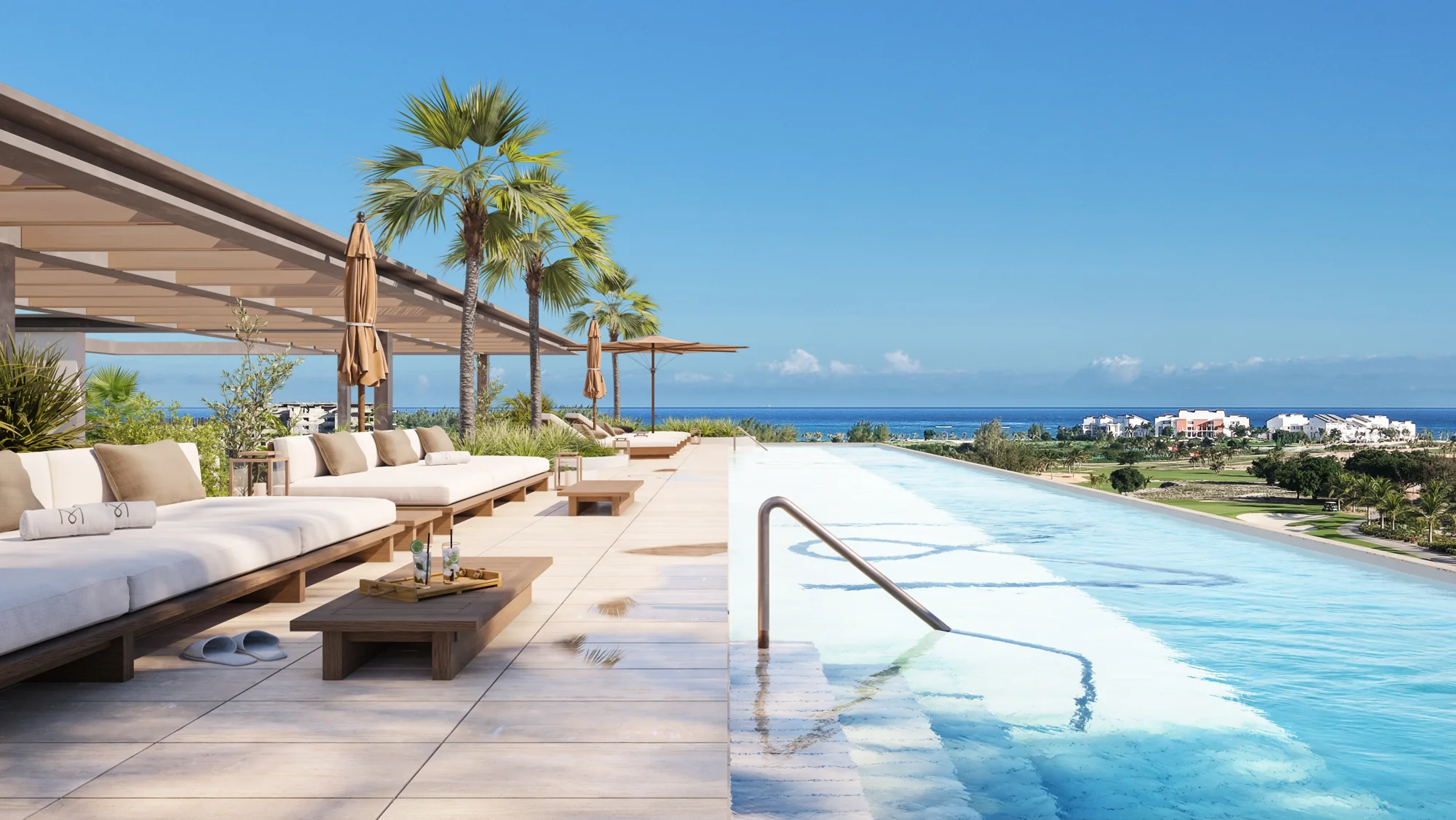 Rooftop pool