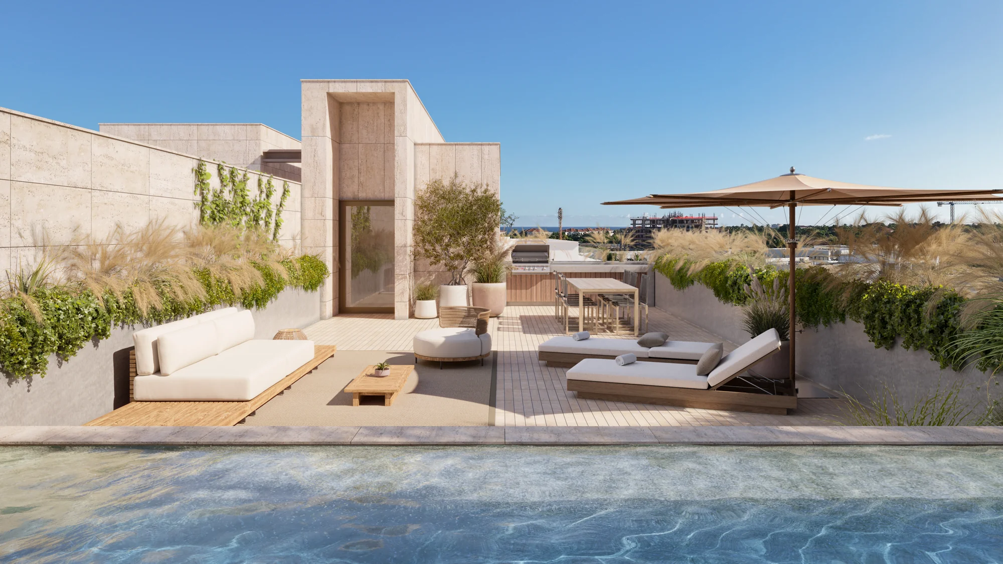 Pool terrace