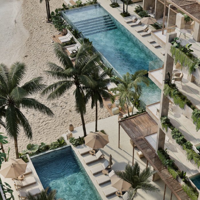Piscinas y terrazas — imagen de proyecto
