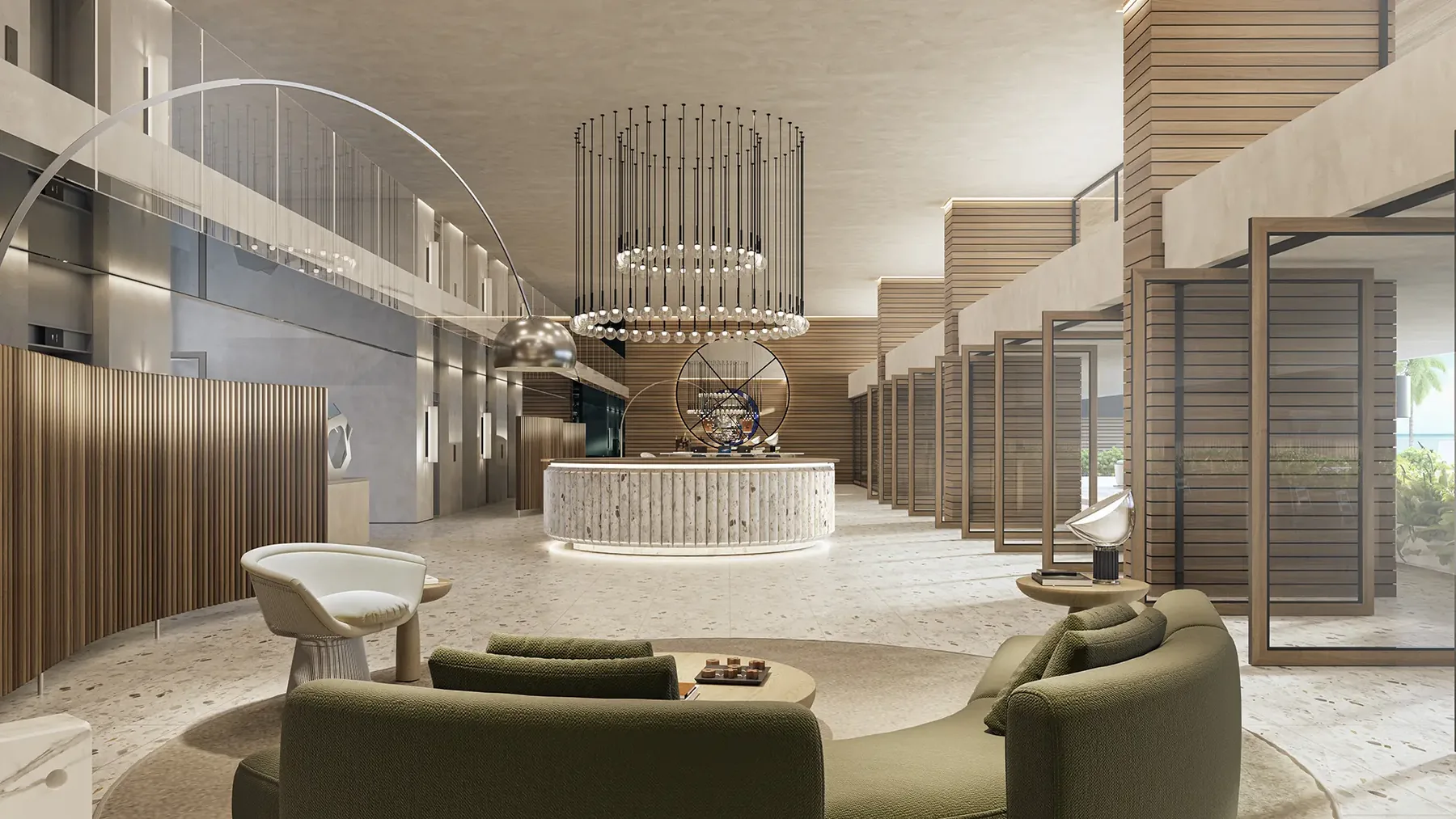 Project view — illustrative rendering