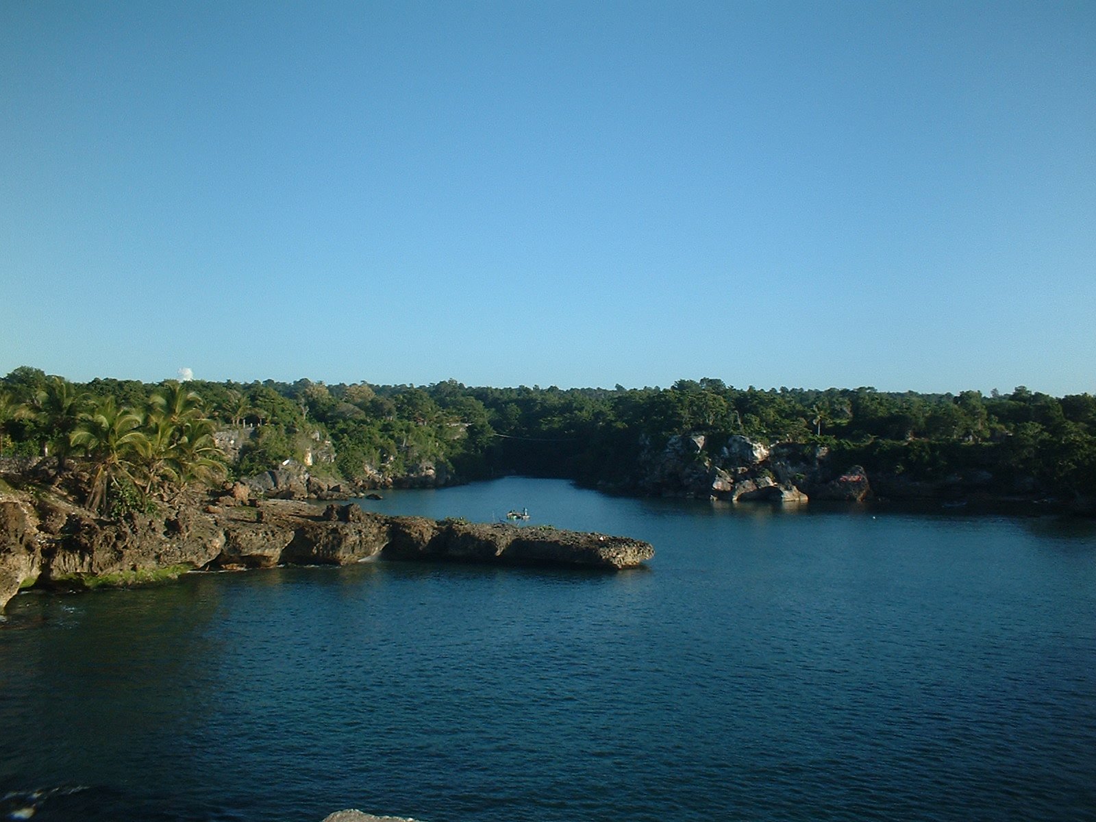 Yuma River mouth beside the Boca de Yuma coastline